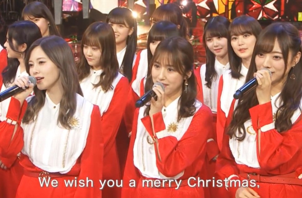 乃木坂46衣装の坂道-2018FNS歌謡祭 第2夜 「We Wish You A Merry Christmas」